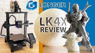 LONGER LK4 X 3D Printer Review  Auto Leveling  Dual Direct Drive Extrusion  Flexible Bed