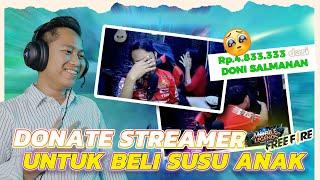 STREAMER INI MENANGIS DISAWER DONI SALMANAN IKUT TERHARU