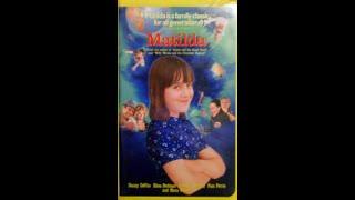 Opening To Matilda 1996 VHS - Reversed