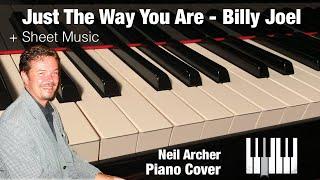 Just The Way You Are - Billy Joel - Piano Cover + Sheet Music