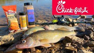 Fishing for Dinner - Big WALLEYE Cookout Chick-fil-A Theme