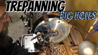 Machining Big Holes in thick stainless custom flanges