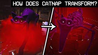 How does CATNAP TRANSFORM? hacking behind him - Poppy Playtime Chapter 3 Secrets Showcase