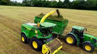 Pat Murphy Coolmona Agri Services Silage 2017 with Smyth Supercube Fieldmaster at Grass in Cork