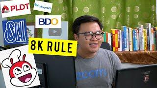 5000 Capital sa Stock market?? 8K RULE  Buhay Stock Trader