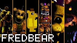 Evolution of Fredbear  Golden Freddy in FNAF 2014-2019