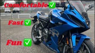 A comfortable sports bike The new Suzuki GSX 8R