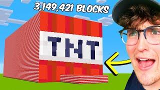 Blowing Up 3149421 TNT To Break a Minecraft Record