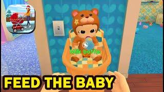 Mother Simulator Happy Virtual Family Life - Feed the Baby - Gameplay Walkthrough iOS Android