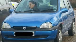 Indian Girl cranking her Corsa - Cranking  Pedal Pumping