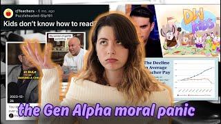 the Gen Alpha moral panic education under capitalism