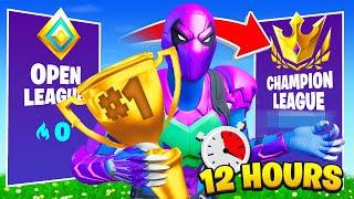 I played ARENA for 12 HOURS STRAIGHT Fortnite