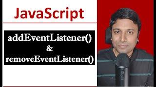 JavaScript addEventListener and removeEventListener Method