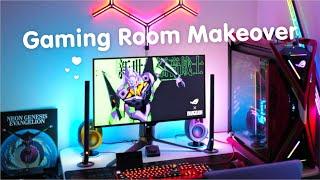  Dream Gaming Room Makeover  Govee x Evangelion Collaborations  Ultimate Setup 