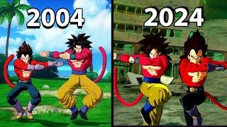 Evolution Of Super Saiyan 4 Gogeta Fusion 2004-2024