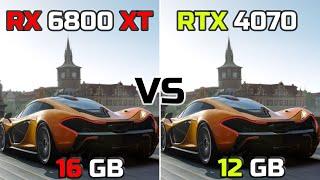 RX 6800 XT vs RTX 4070 - Testing in New Games 2024