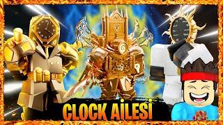 UPGRADED TITAN CLOCKMAN VE AİLESİ    Roblox Skibidi Toilet Tower Defense