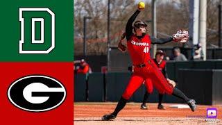 Georgia Softball Highlights vs Dartmouth  2024 College Softball Highlights  22524