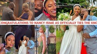 CONGRATULATIONS TO NANCY ISIME AS SHE FINALLY GET MARRIED TO HER BILLIONAIRE HUSBAND