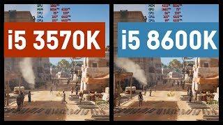 i5 3570K vs i5 8600K9600K - Benchmark