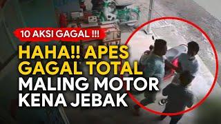 APESKENA JEBAK ‼️ Maling Motor Gagal  Rekaman CCTV