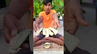 Eggplant fry#youtubeshorts#shots#asmr#food#amazing#street food#reels#tikto#food recipe