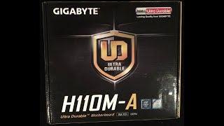 Unboxing and Reivew of the Gigabyte H110M-A Motherboard