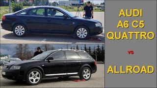 SLIP TEST - Audi A6 C5 Quattro vs A6 C5 Allroad - @4x4.tests.on.rollers