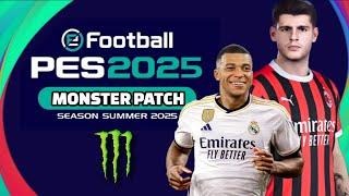 EFOOTBALL PES 2025 MONSTER PATCH SUMMER SEASON PS4 HEN
