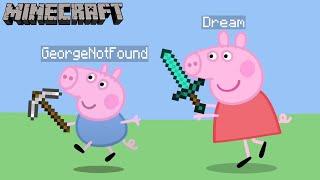 Minecraft Manhunt But Its Peppa Pig