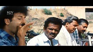 Ravichandran Eating Meals At Local Hotel Comedy Scenes  Mandya Ramesh  Kanasugara Kannada Cinema