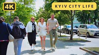 UKRAINE. Discovering Kyiv A Vibrant Walking Tour 4K