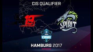 Dota 2 - M19 vs.Team Spirit Game 2 - Semifinals - CIS Qualifier - ESL One Hamburg 2017