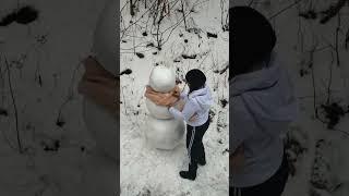 Because youre NEVER too old to play with snow #Snowman