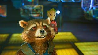 Rocket Funny Scenes in Hindi  Groot funny scene in Hindi  Rocket Racoon Best Dialogues 