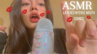 ASMR Mouth sounds intensos para dormir muy rápido LAYERED SOUNDS