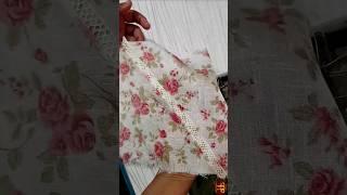 easy joint lace fixing method #lacemaking #fashion #lacework