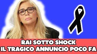  RAI SOTTO SHOCK IL TRAGICO ANNUNCIO IN DIRETTA TV È MORTO POCO FA…