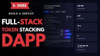 Build And Deploy Full-Stack DeFi Token Staking Dapp From Scratch 2023