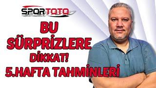 Spor Toto 5. Hafta Tahminleri  Milli Maçlarda Bu Sürprizlere Dikkat 