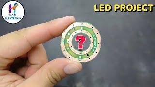 LED CİRCLE CHASER  LED EFECT CİRCUİT  LED PROJECT  LED CHASER PROJECT #led #project #electronic