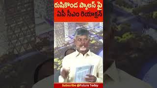 రుషికొండ ప్యాలస్ ని ఏం చేస్తానంటే  Chandrababu Naidu About Rusikonda Palace #futuretoday