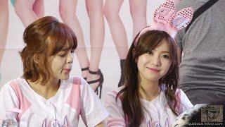  AOA jimin and Mina moment