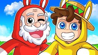 ¡Nos CONVERTIMOS en CONEJOS  SILVIOGAMER en SUPER BUNNY MAN