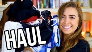 HUGE FALL 2017 TRY ON HAUL  Zara Nordstrom Windsor + MORE