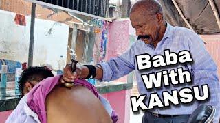 Addiction of Baba Head Massage - best massage by great Indian barber  Indian massage