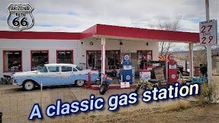 Route 66 old gas station Valentine Arizona