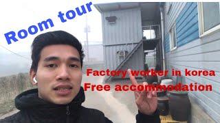 Factory worker’s accomodation in south korea  Container van  free accomodation