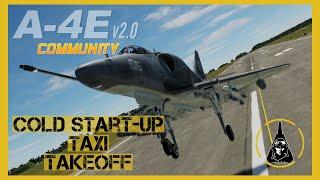 DCS A-4E Start-Up Taxi and Take-Off Tutorial  Digital Combat Simulator