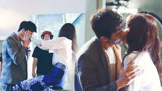 《Making Film》 Kim Rae Won  Park Shin Hye Romantic kiss scene behind @The Doctors